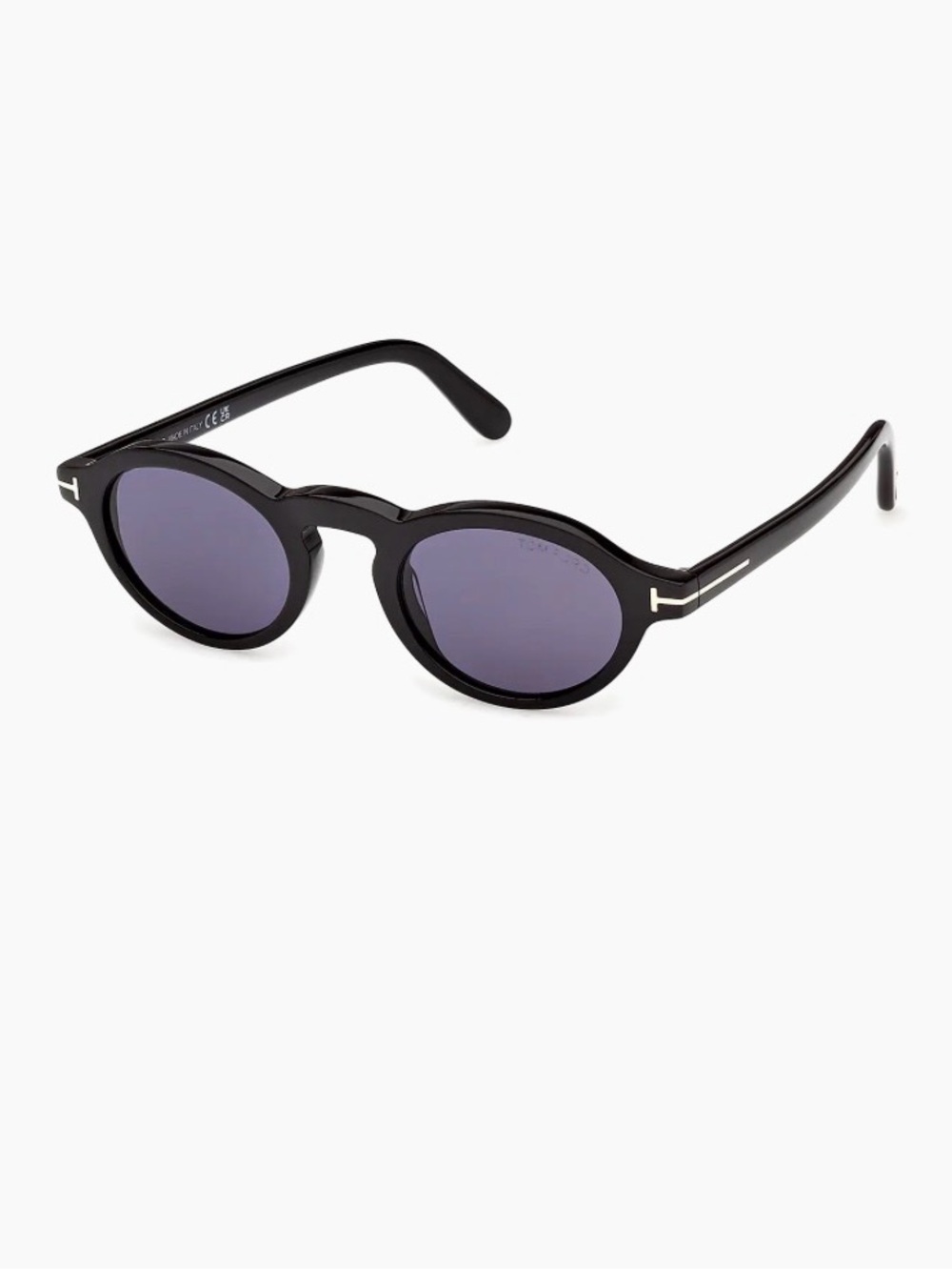 Tom Ford Aristotele-O2 Black Round Sunglasses